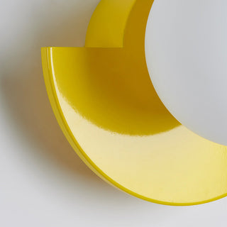 Colorful modern wall sconce irregular shape — indoor lamp