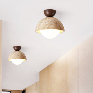 Yellow dining room ceiling light stone – industrial fixture