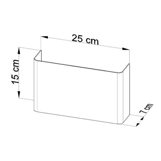 Applique murale blanche moderne – Lampe murale en acier | Une touche lumineuse chic pour le salon