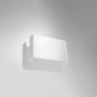 Applique murale blanche moderne – Lampe murale en acier | Une touche lumineuse chic pour le salon