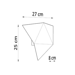 Applique murale moderne | Luminaire élégant en acier blanc pour salon