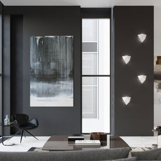 Applique murale moderne | Luminaire élégant en acier blanc pour salon