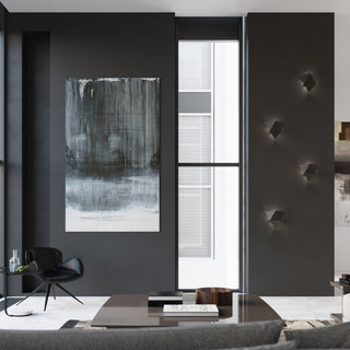 Applique murale noire moderne – Finition noire élégante | Éclairage d'ambiance pour couloir