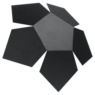 Applique Murale Noire Moderne - Applique en Acier Élégante | Éclairage Ambiant de Salon