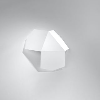Applique Murale Blanche en Acier – Lampe Murale Designer Compacte à Ambiance Réglable