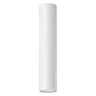 Plafonnier tube moderne – Luminaire cylindrique blanc pour éclairage intérieur