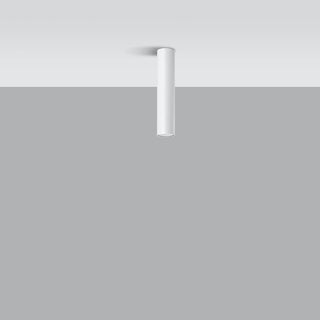 Plafonnier tube moderne – Luminaire cylindrique blanc pour éclairage intérieur