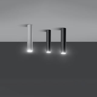 Plafonnier tube moderne – Luminaire cylindrique blanc pour éclairage intérieur