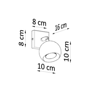 Applique murale blanche réglable – Luminaire mural moderne | Accent de luminaire Lumavera