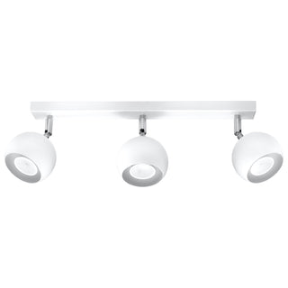 Plafonnier Blanc Moderne – Spots Orientables pour Salon