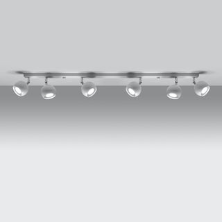 Plafonnier réglable | Spots modernes blancs pour salon et cuisine