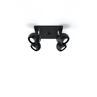 Adjustable Black Spotlight | Modern Ceiling Light for Living Room Lighting