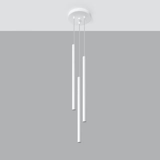 Suspension tube blanche – Luminaire suspendu moderne | Luminaire linéaire élégant