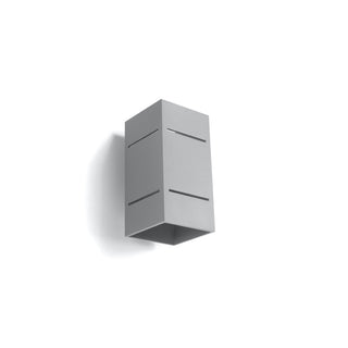 Modern Outdoor LED Wall Lamp – Grey Aluminum Wall Light | Energy Efficient Outdoor Lighting