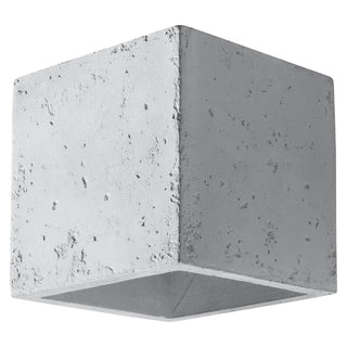 Industrial Concrete Wall Light – Gray Concrete Sconce With Raw Finish