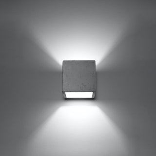 Industrial Concrete Wall Light – Gray Concrete Sconce With Raw Finish