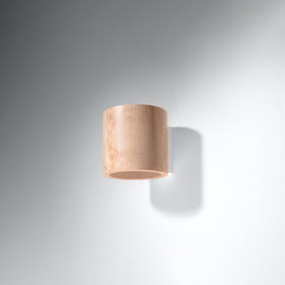 Applique Murale en Bois Naturel – Lampe Murale Scandinave avec Lumière Ambiante Douce