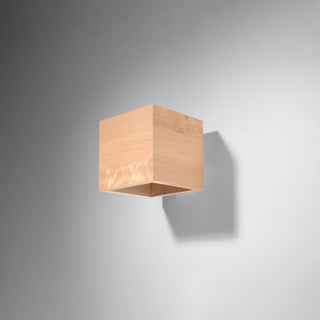 Applique murale scandinave en bois – Luminaire en bois naturel avec lumière d'ambiance douce