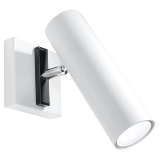 Adjustable Wall Light – Minimalist White Wall Lamp | LED Compatible Accent Lighting