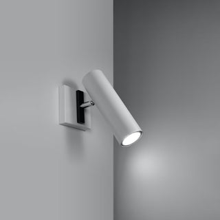Adjustable Wall Light – Minimalist White Wall Lamp | LED Compatible Accent Lighting