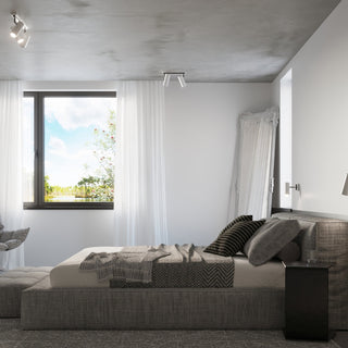 Modern Adjustable Ceiling Light – White Living Room Lighting With Flexible Direction
