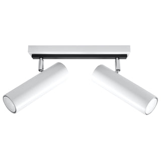 Plafonnier moderne - Lampe blanche réglable pour éclairage de salon par Lumavera