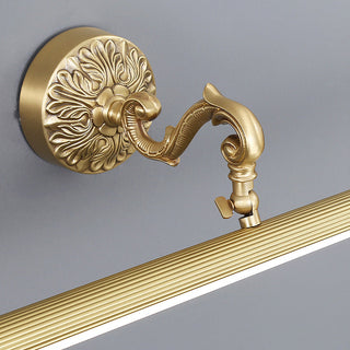 Gold metal bathroom LED vintage wall sconce — vanity fixture