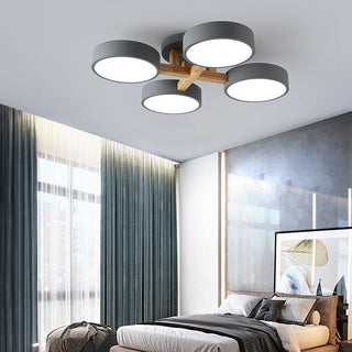 Acrylic Ceiling Light – Modern Multi-Head Fixture with Diffused Acrylic Heads