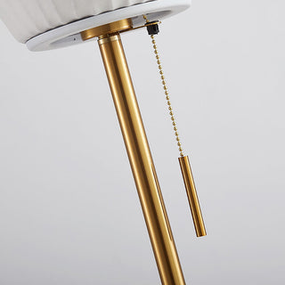 White silk lamp ambient — classic elegant warm glow