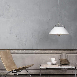 Nordic pendant from below — modern adjustable dining room lamp