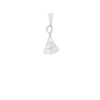Suspension Blanche Minimaliste – Suspension Moderne à 5 Lumières pour Table à Manger