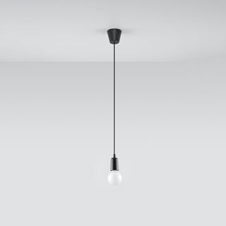 Black Pendant Light – Minimalist Pendant Lamp for Cozy Living Room Lighting