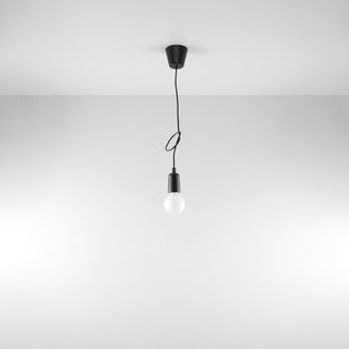 Black Pendant Light – Minimalist Pendant Lamp for Cozy Living Room Lighting