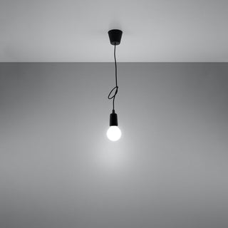 Black Pendant Light – Minimalist Pendant Lamp for Cozy Living Room Lighting