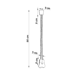 Suspension 3 lumières grise – Suspension luminaire minimaliste | Design de lampe moderne et élégant