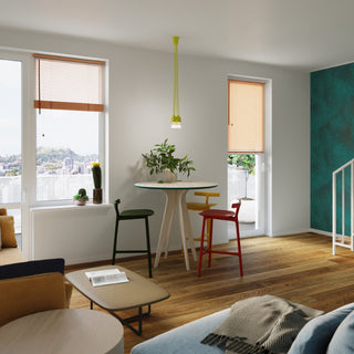 Yellow Pendant Light – Minimalist 3 Light Pendant With Warm Ambient Lighting