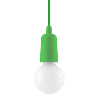 Green Pendant Light – Minimalist PVC Pendant Lamp | Modern Ceiling Lighting Fixture