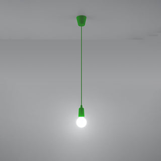 Green Pendant Light – Minimalist PVC Pendant Lamp | Modern Ceiling Lighting Fixture