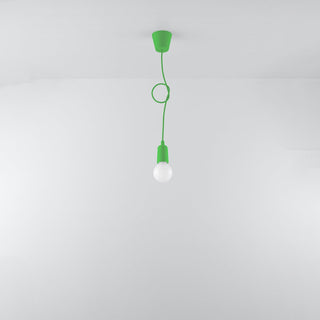 Green Pendant Light – Minimalist PVC Pendant Lamp | Modern Ceiling Lighting Fixture