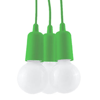 Suspension Vert Minimaliste – Suspension à 3 Lumières | Design Géométrique, Lumavera Lighting
