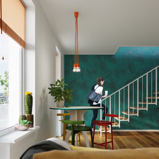 Suspension orange – Luminaire suspendu moderne et minimaliste pour salon