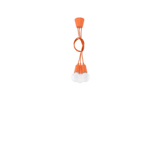 Suspension Orange – Luminaire suspendu minimaliste 3 lumières | Éclairage de salle à manger moderne
