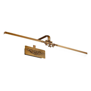 Classic bronze vintage bathroom wall lamp ambient — acrylic sconce