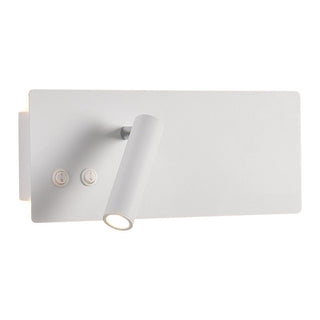 Iron LED bedside wall sconce adjustable — modern reading