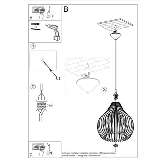 Suspension en bois naturel – Lampe suspendue scandinave | Éclairage de salon