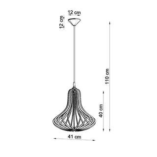 Suspension en bois naturel – Suspension scandinave avec éclairage d'ambiance doux