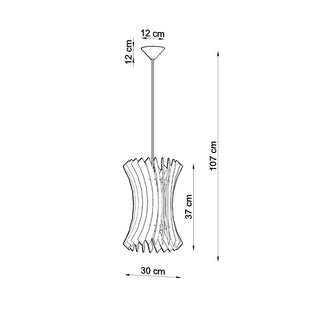 Suspension en bois naturel – Lampe suspendue scandinave avec finition grain authentique