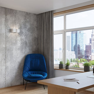 Applique murale moderne – Lampe murale contemporaine en aluminium blanc | Lumavera Lighting