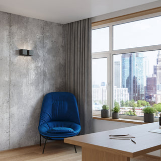 Applique Murale Noire en Aluminium – Applique Murale Moderne | Luminaire d'Accent Contemporain