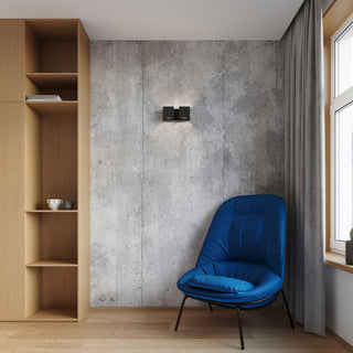 Applique Murale Noire en Aluminium – Applique Murale Moderne | Luminaire d'Accent Contemporain